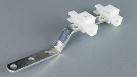 Überlaufwagen für Vorhangschienen aus Metall – Zubehör