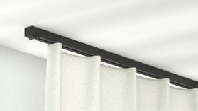 Modell 450.1 Schleuderschiene schwarz matt – in Schwarz