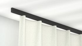 Modell 550 Hochschleuderschiene für die Deckenmontage – in Schwarz