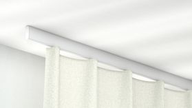 Modell 750 Objektschiene für die Deckenmontage – in Weiß