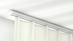 Modell 865 Vorhangschiene – in Weiß