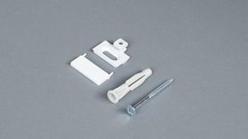 Interstil - Deckenträger für deckennahe Montage Schattenfuge 3 mm – in Weiß