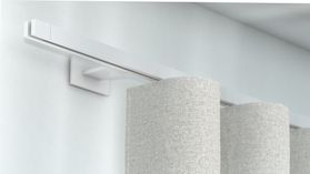 Interstil Concept 1 1-läufig mit passenden Trägern und Gleitern – in Weiß