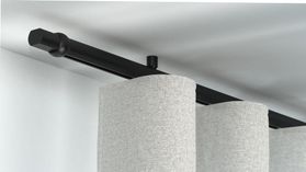 Interstil Corpus 25 1-läufig mit Endstück Radius inklusive Zubehör – in Schwarz