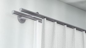 Interstil Diktion 2-läufig mit passenden Trägern und Gleitern – in Edelstahl