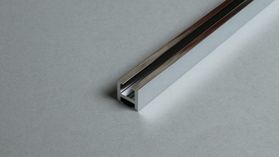 Interstil - Innenlaufprofil 16 mm quadratisch – in Chrom