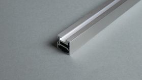 Interstil - Innenlaufprofil 20 mm quadratisch – in Edelstahl