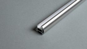 Interstil - Innenlaufprofil 22 mm rund – in Edelstahl