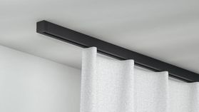 Interstil Compact mit Innenlaufprofil 1-läufig – in Schwarz