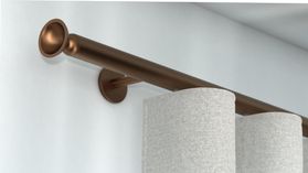 Interstil Phantasie 1 1-läufig mit passenden Trägern und Gleitern – in Bronze