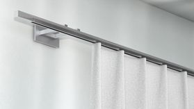 Interstil Phantom 16: Runde Vorhangstange mit Innenlauf – in Aluminium