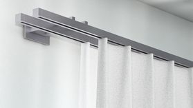 Interstil Phantom 1  2-läufig mit passenden Trägern und Gleitern – in Edelstahl