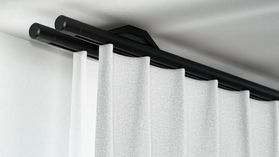 Interstil Quantum 22 2-läufig mit Endstück Luv – in Schwarz