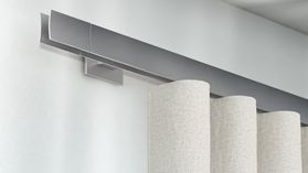 Interstil Sail Design Gardinenschiene 1-läufig inklusive Zubehör – in Aluminium