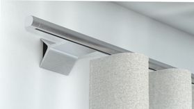 Interstil Sinus.2W Vorhangstange einläufig mit Innenlauf – in Aluminium