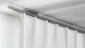 Interstil Votum 16  Runde Vorhangstange mit Innenlauf – in Aluminium