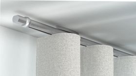 Interstil Votum 25 1-läufig mit Endstück Radius – in Aluminium