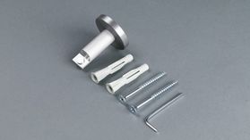 Interstil - Träger rund 16 mm – Zubehör in Aluminium