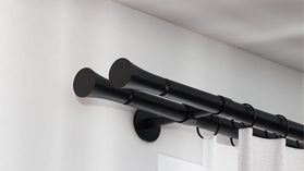 Interstil Wimbledon 2-läufig mit passenden Trägern und Ringen – in Schwarz