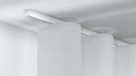 Silent Gliss SG 6010 Wave zur Deckenmontage – in Weiß