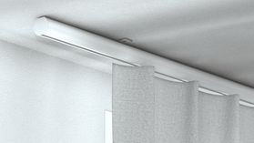 Silent Gliss SG 6815 Innenlaufstange zur Deckenmontage – in Weiß