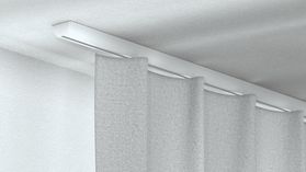 Silent Gliss SG 6170 Gardinen Innenlaufschiene zur Deckenmontage – in Weiß