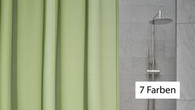Duschvorhang Rain nach Maß – mit Vorhang