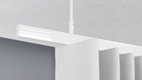 Modell 390RT Raumtrennschiene – mit Vorhang